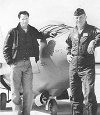 \"General General Chuck Yeager advises Sam Shepard during filming of "The Right Stuff"
